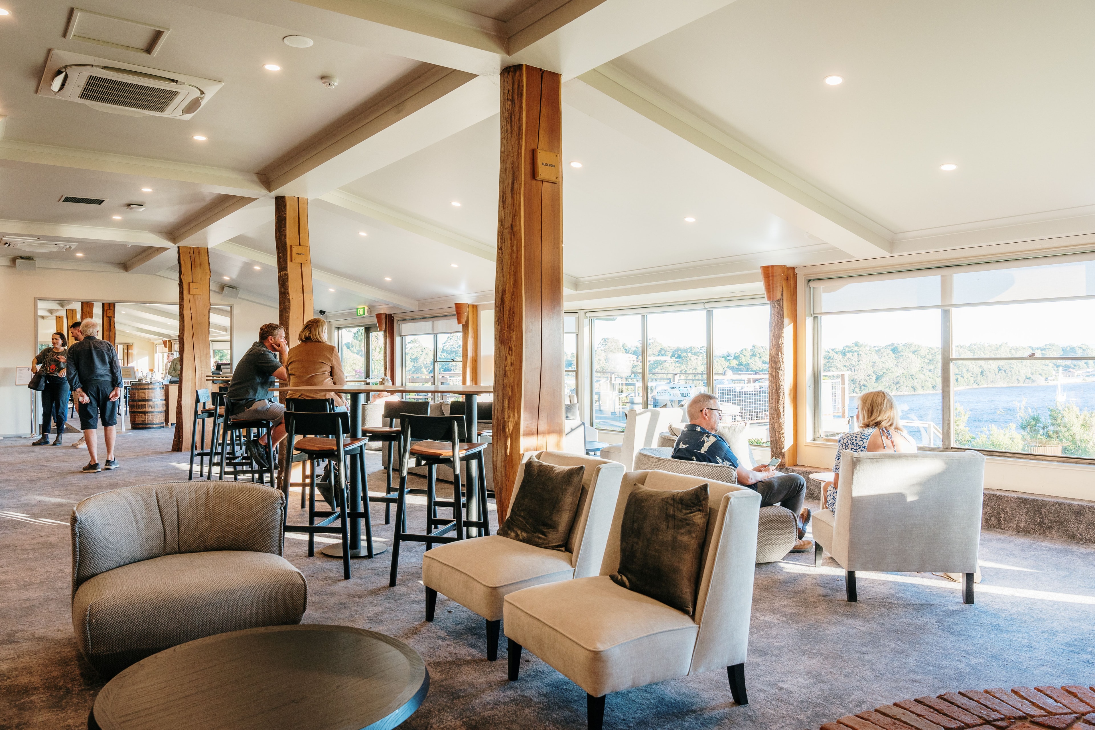 Guest accommodation interior at Strahan Village